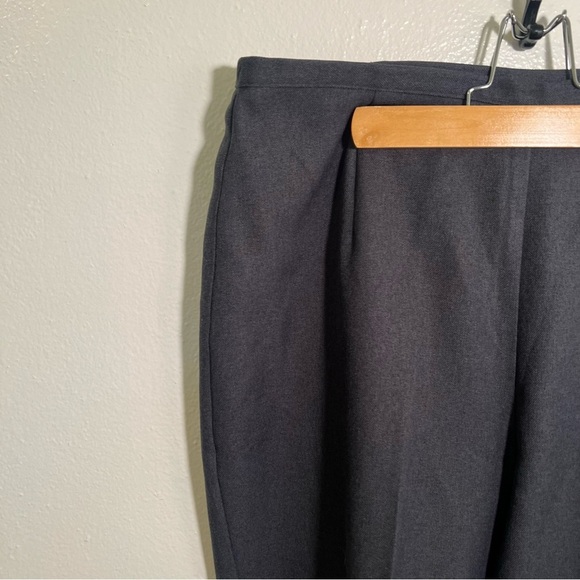 Vintage N Touch Trousers Dress Pants Dark Gray - Picture 4 of 9